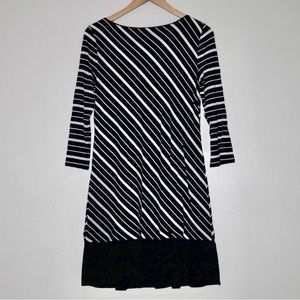 White House - Large Dress - Black/White